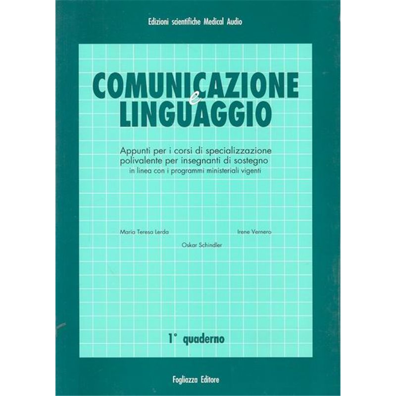 COMUNICAZIONE E LINGUAGGIO - 1° quaderno